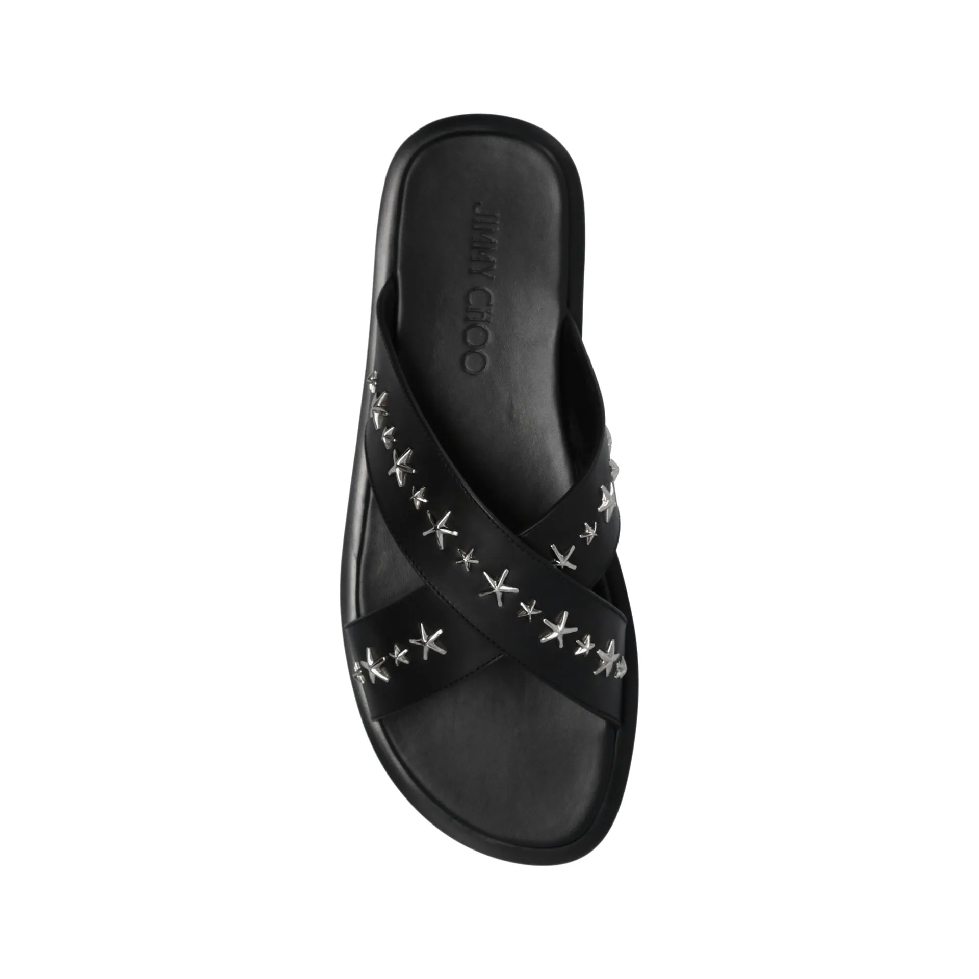 Jimmy Choo Palmo Leather Sandals-Black-MEN sold by Siebentaschen product image thumbnail 4