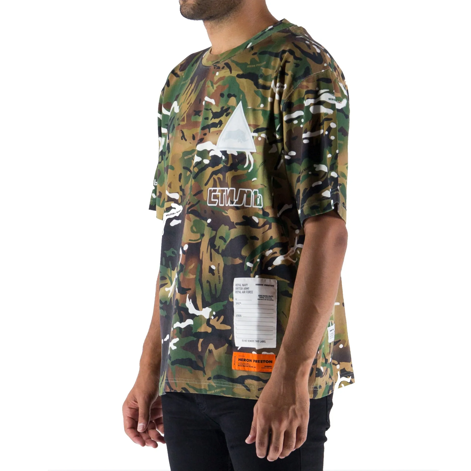 Heron Preston Camouflage T-shirt-Green-MEN sold by Siebentaschen product image thumbnail 2