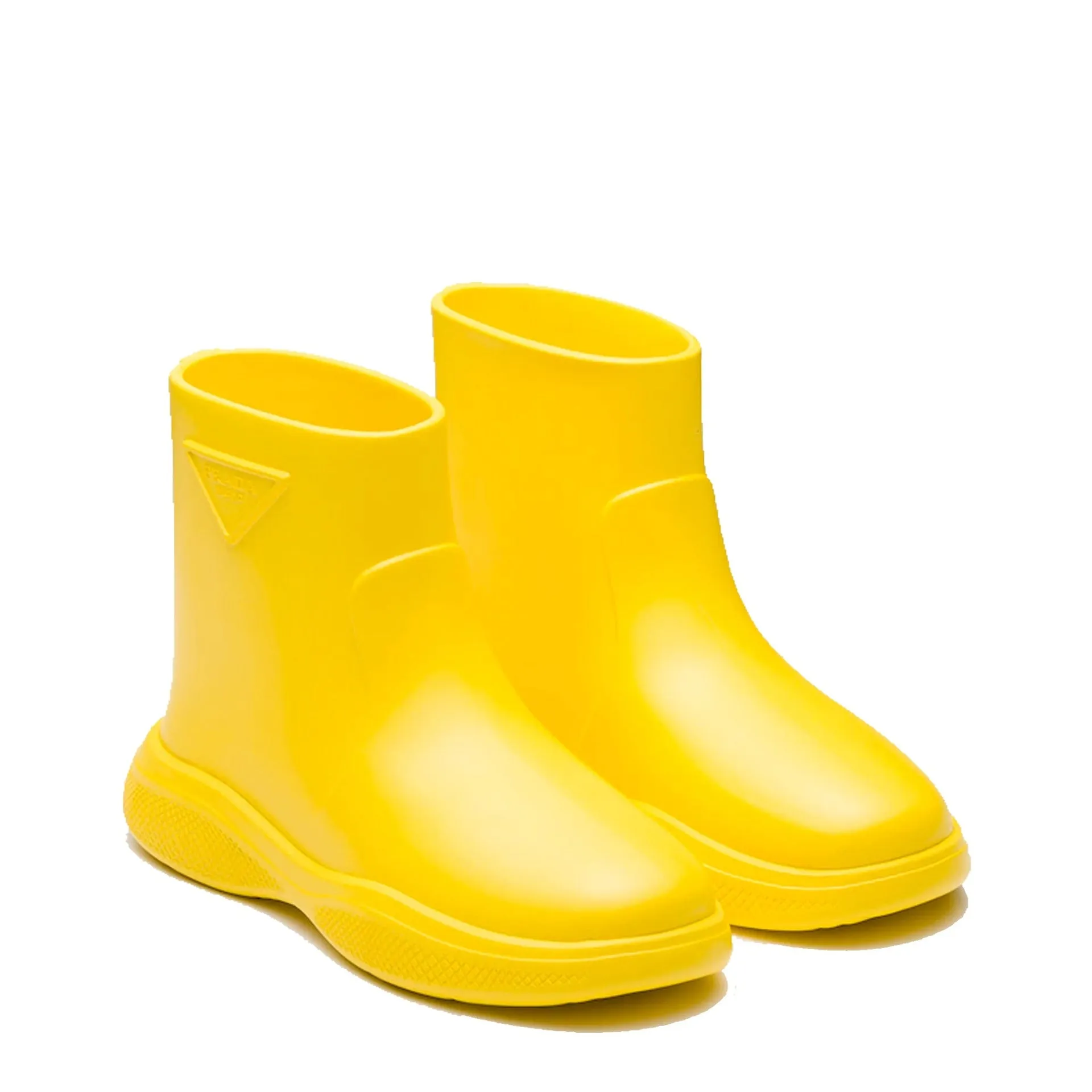 Prada Logo Rubber Boots-Yellow-WOMEN sold by Siebentaschen product image thumbnail 2