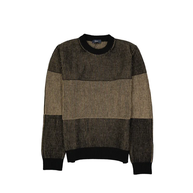 HERNO Wool Sweater-Blue-MEN made by Herno