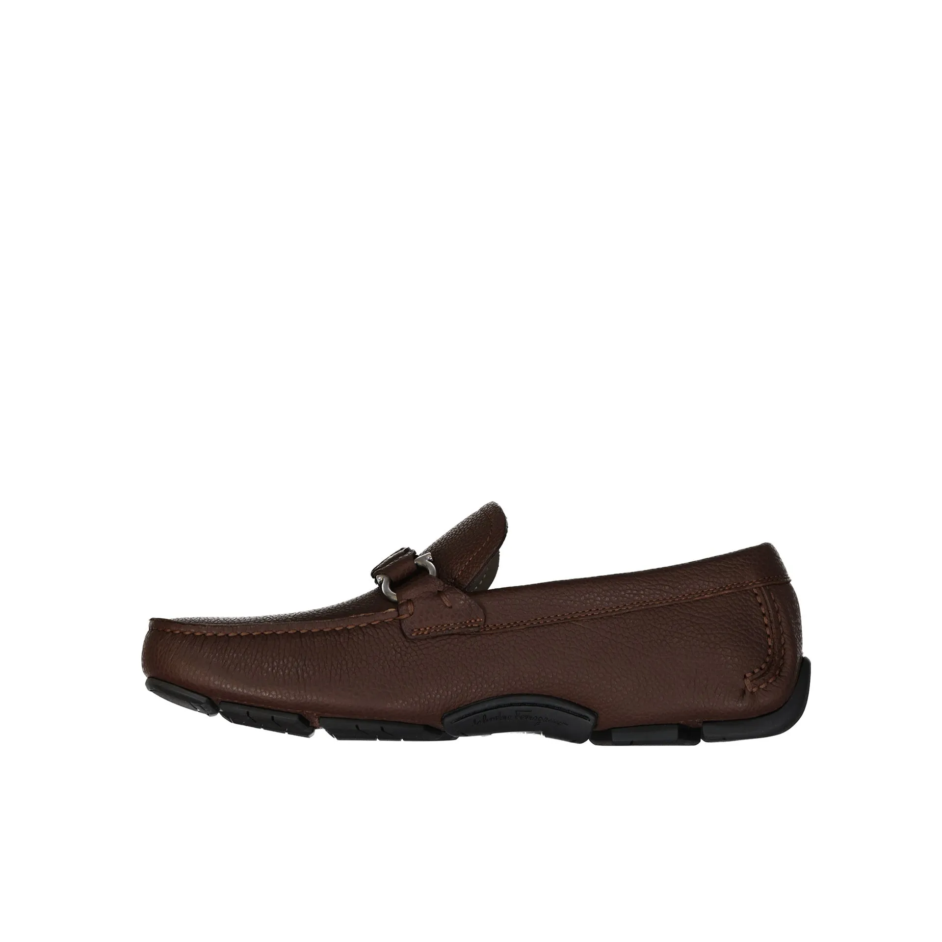 Salvatore Ferragamo STUART Leather Loafers-Brown-MEN sold by Siebentaschen product image thumbnail 3