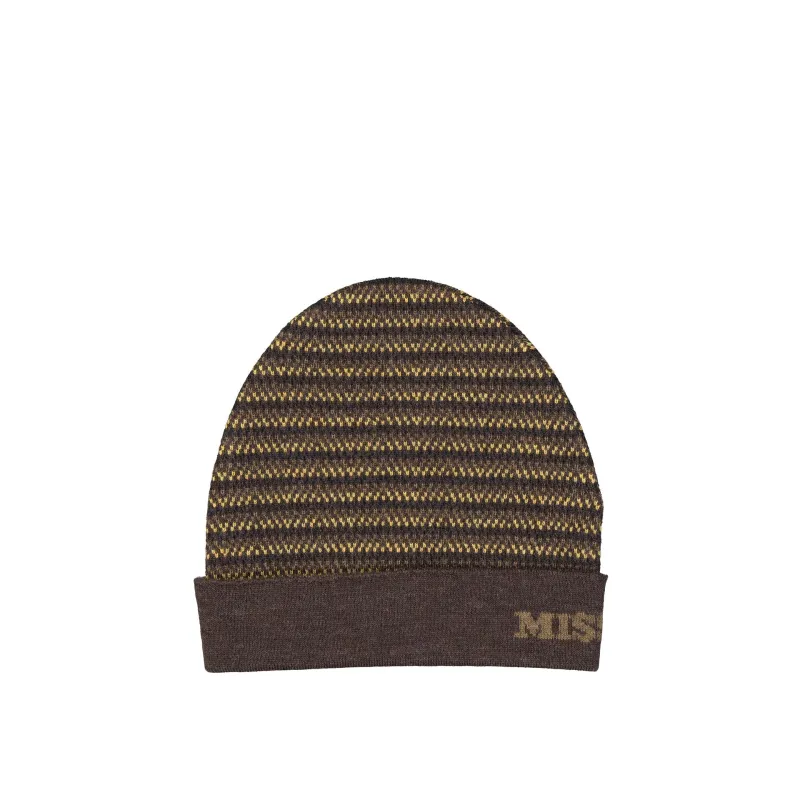 MISSONI Wool Hat-Brown-MEN made by Missoni