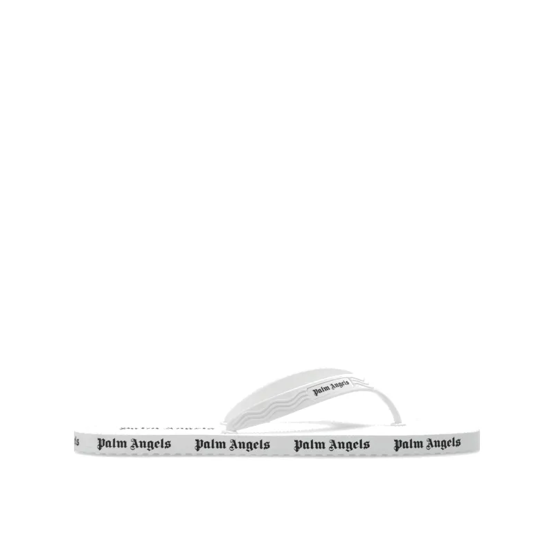 Palm Angels Flip Flop Slides-White-WOMEN made by Palm Angels