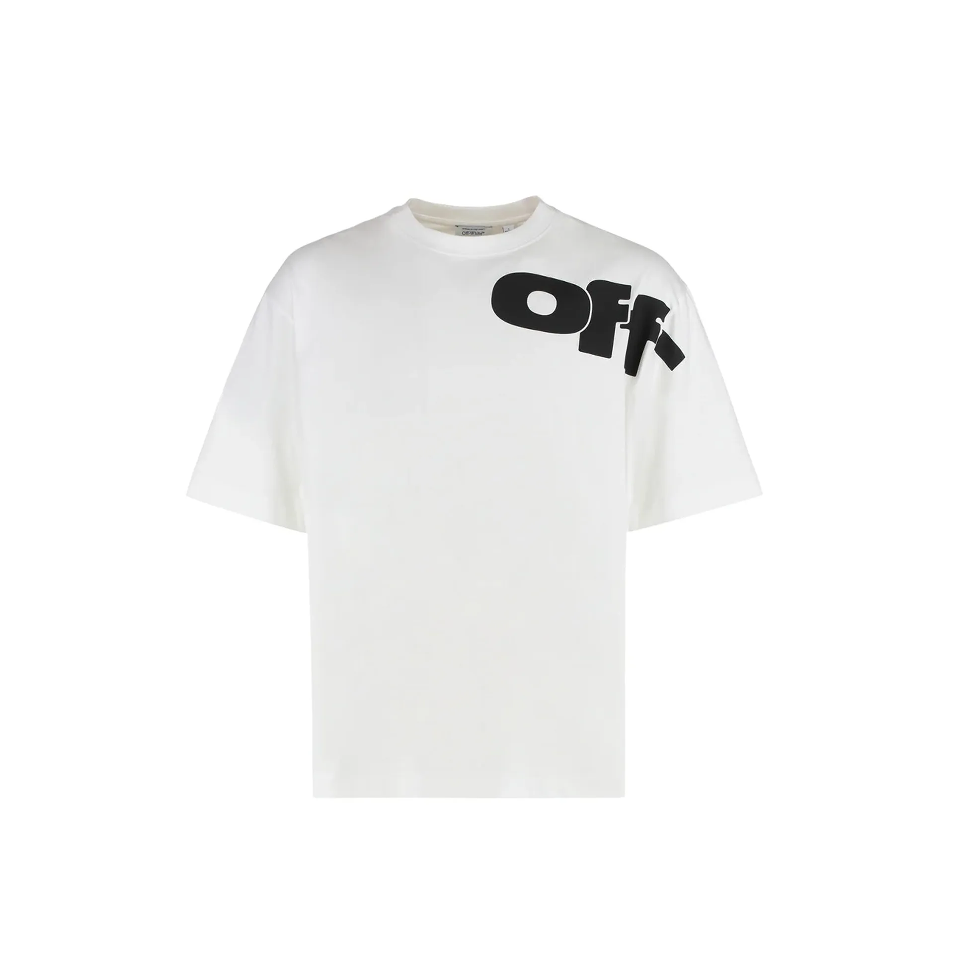 Off-White Shared logo skate T-shirt-White-MEN sold by Siebentaschen