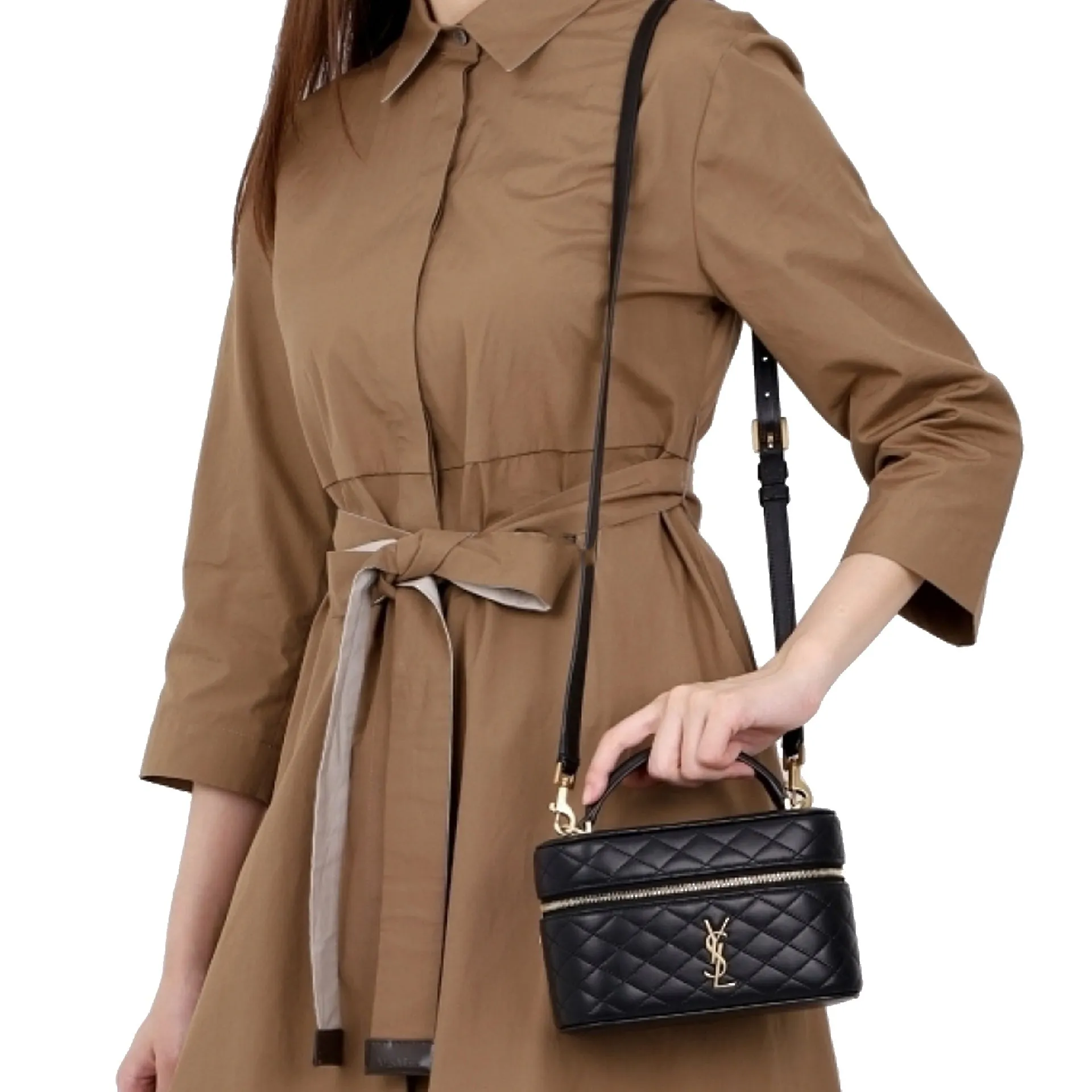 Saint Laurent Gaby Vanity Bag-Black-WOMEN sold by Siebentaschen product image thumbnail 4