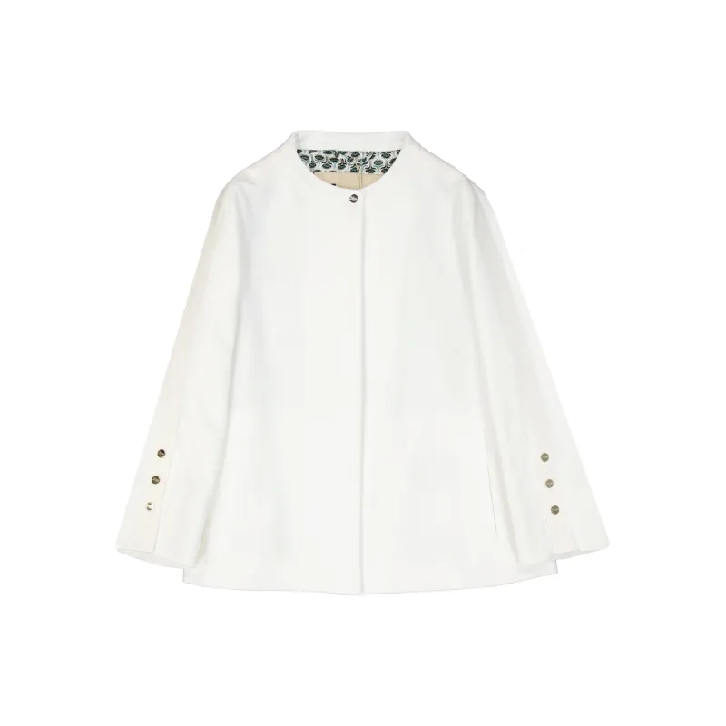 Herno Cotton Jacket-White-WOMEN made by Herno