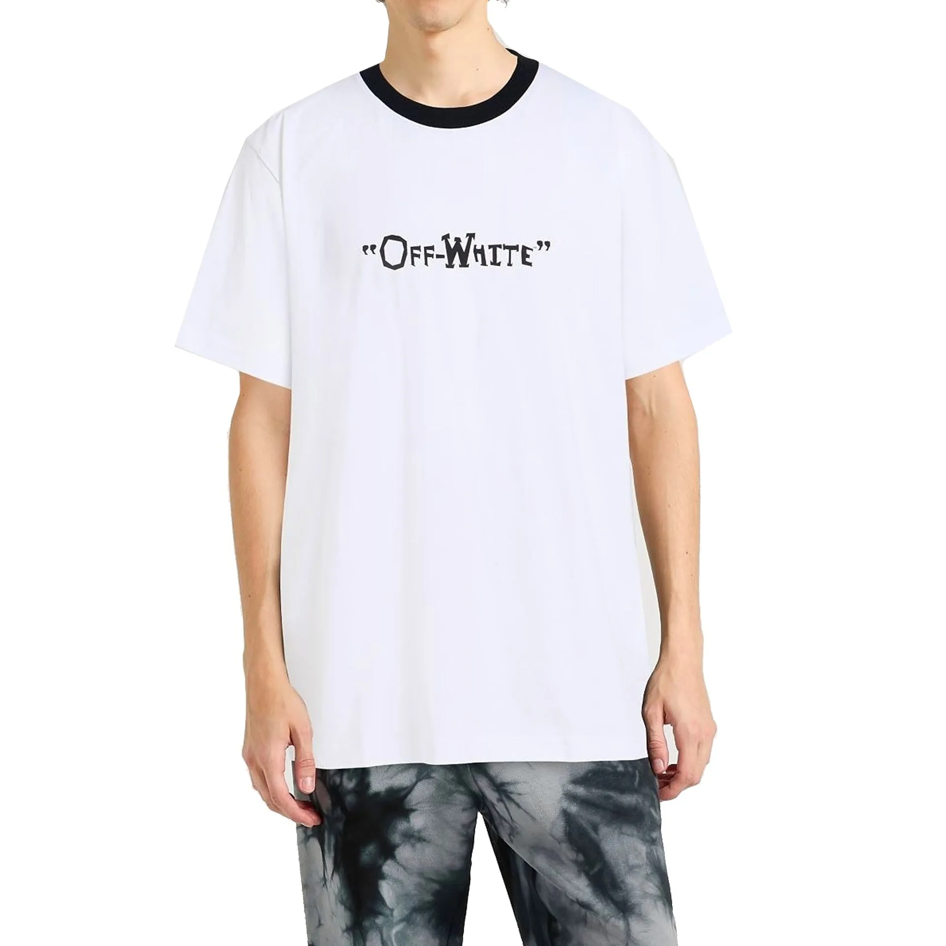 Off-White Logo T-shirt-White-MEN sold by Siebentaschen product image thumbnail 2