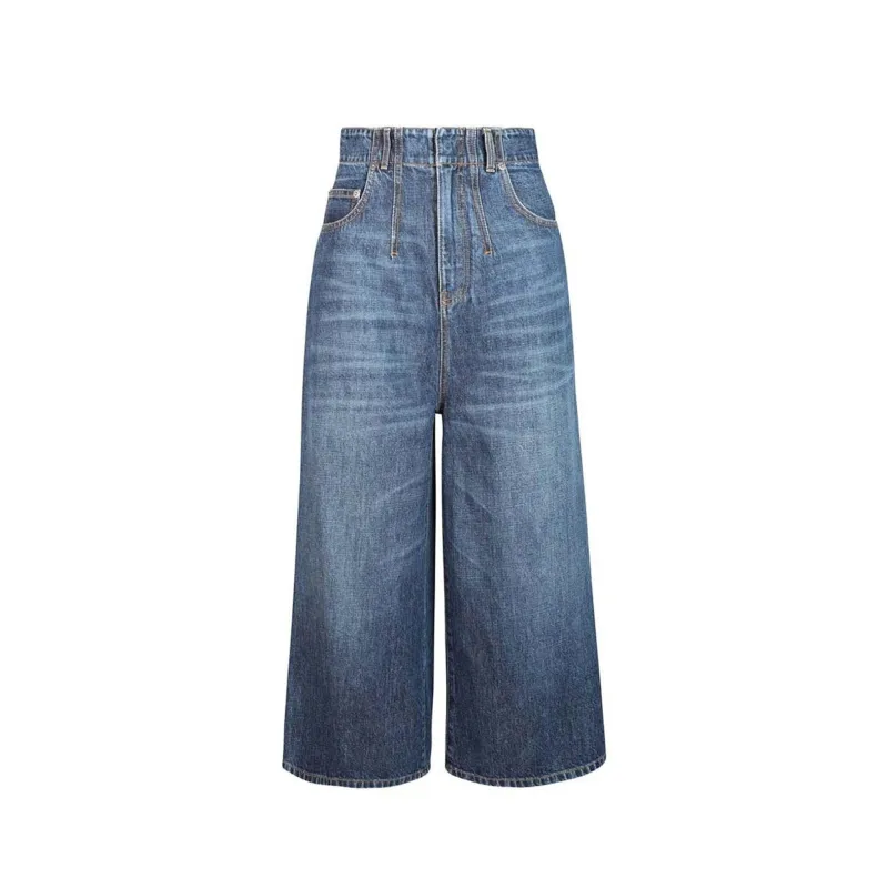 Dior Wide-Leg Denim Jeans-Blue-WOMEN made by Dior