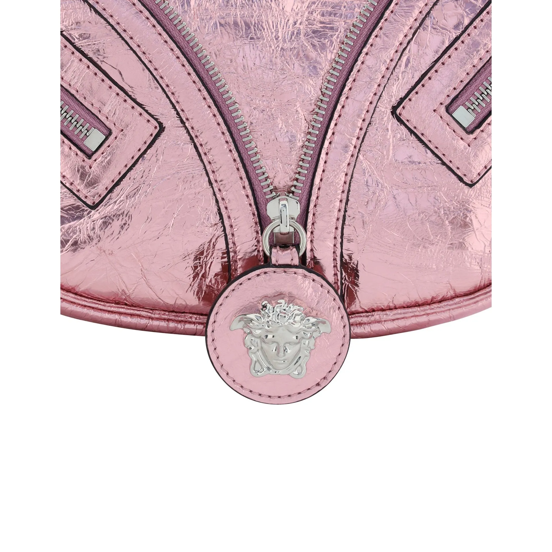 Versace Repeat Hobo Shoulder Bag-Pink-WOMEN sold by Siebentaschen product image thumbnail 3