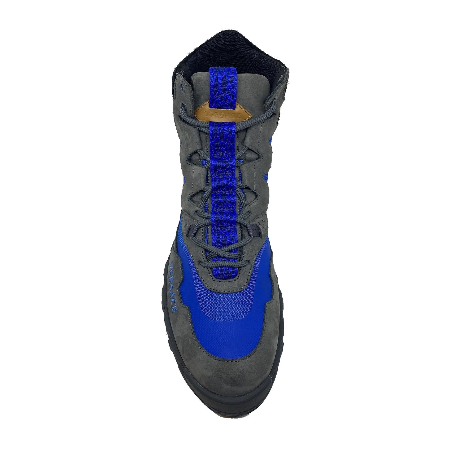 Versace Suede Hiking Boots-Gray-MEN sold by Siebentaschen product image thumbnail 4
