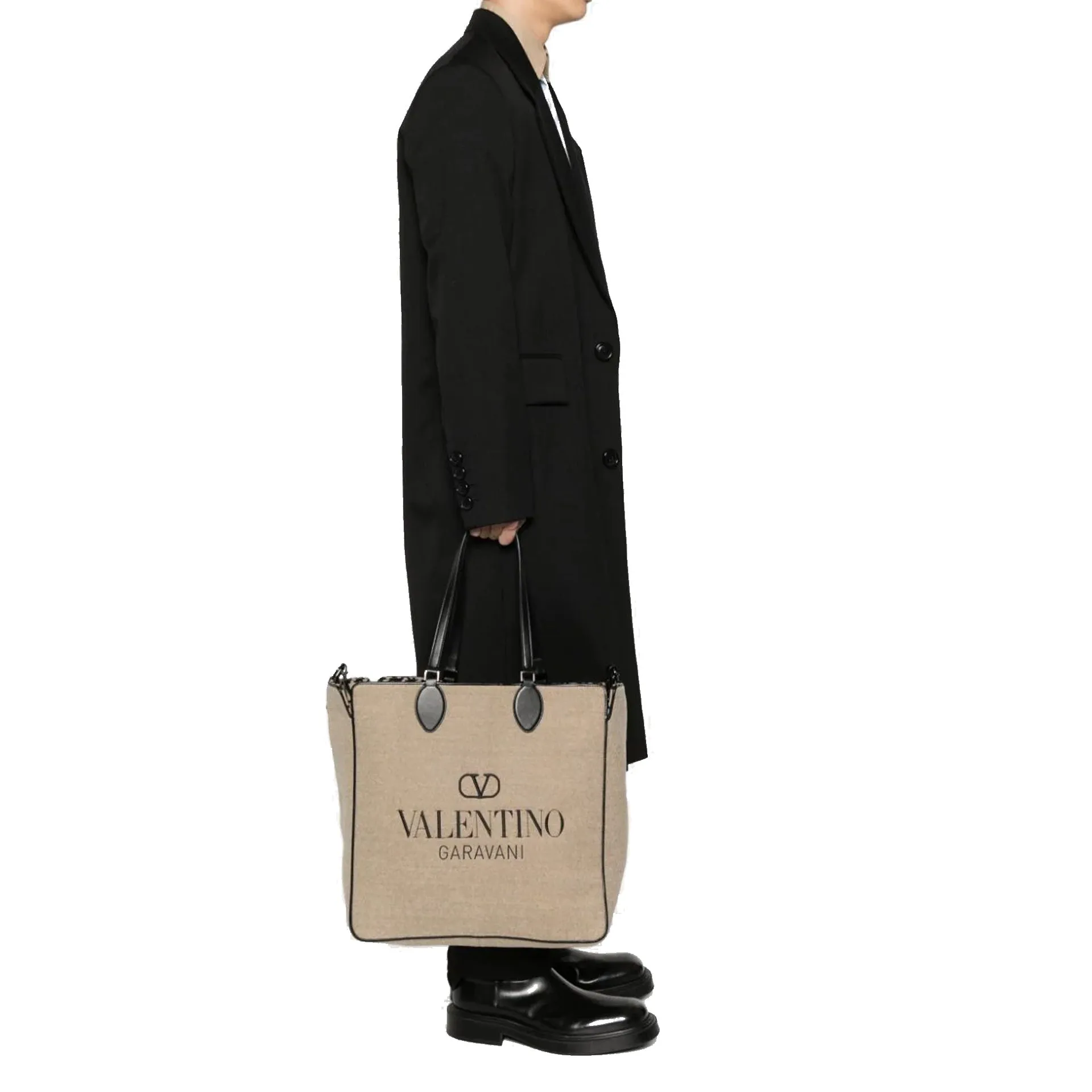 Valentino Garavani Toile Iconographe Reversible Tote Bag-Beige-MEN sold by Siebentaschen product image thumbnail 5
