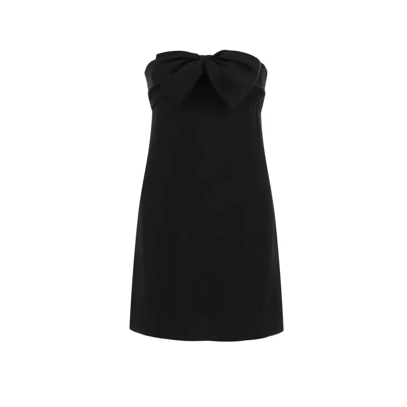 Saint Laurent Mini Dress-Black-WOMEN made by Yves Saint Laurent