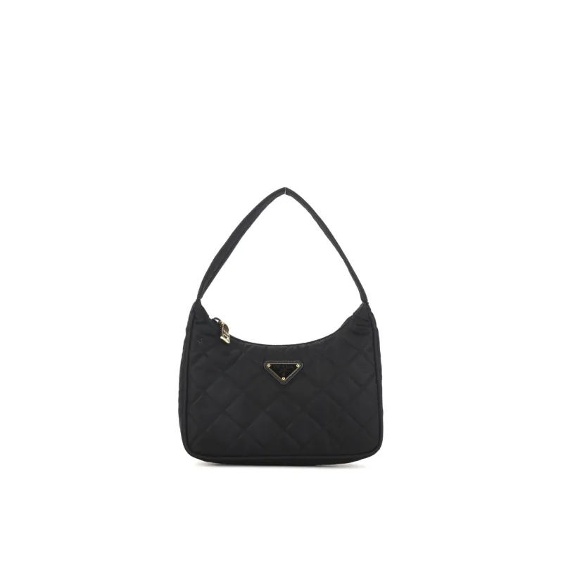 Prada Re-Nylon Quilted Shoulder Bag-Black-WOMEN sold by Siebentaschen