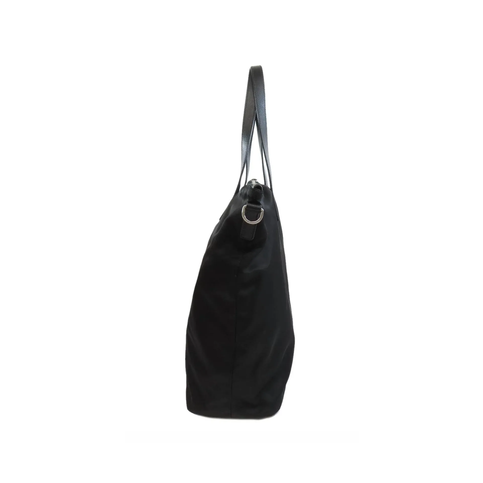 Prada Pattina Nylon Tote Bag-Black-WOMEN sold by Siebentaschen product image thumbnail 3