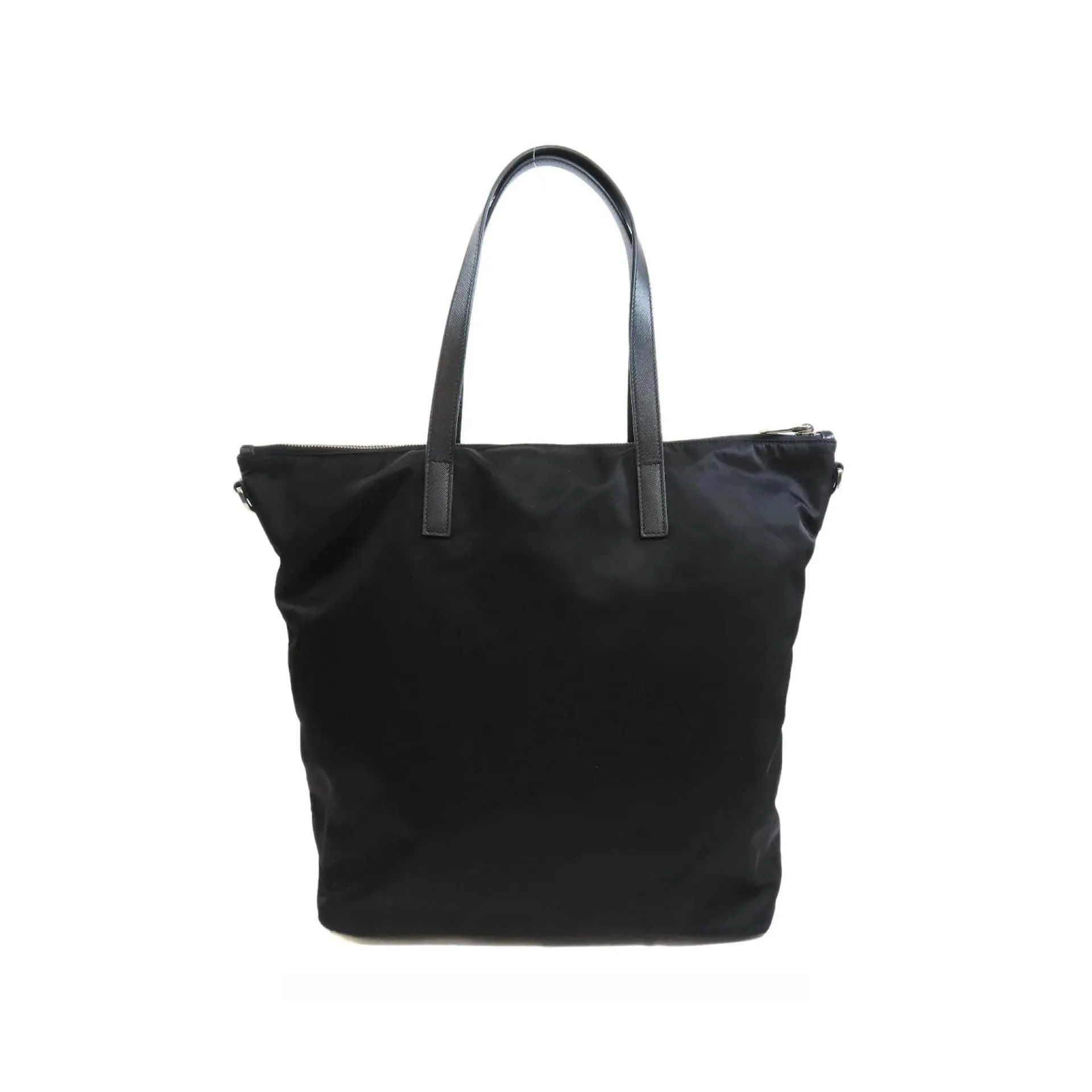 Prada Pattina Nylon Tote Bag-Black-WOMEN sold by Siebentaschen product image thumbnail 2