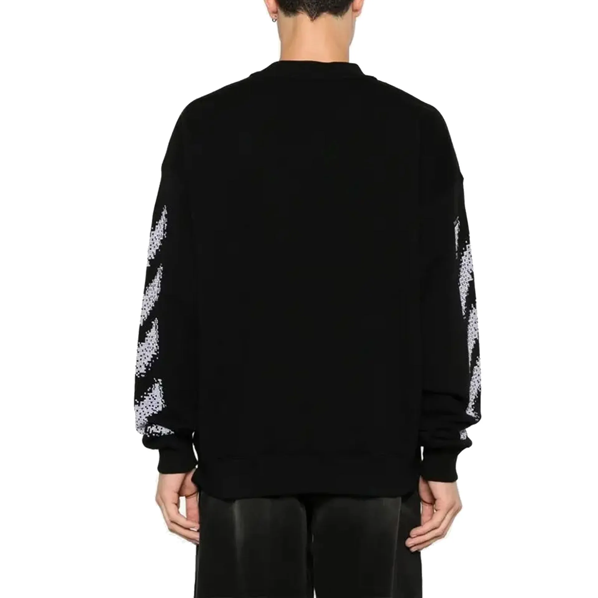 Off White Pixel Diag Sweatshirt-Black-MEN sold by Siebentaschen product image thumbnail 3
