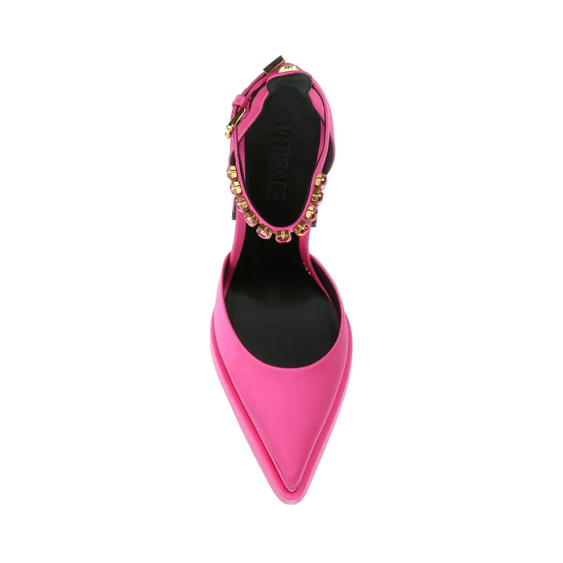 Versace Silk Satin Pumps-Pink-WOMEN sold by Siebentaschen product image thumbnail 4