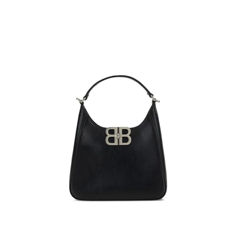 Balenciaga Small BB Shoulder Bag-Black-WOMEN sold by Siebentaschen