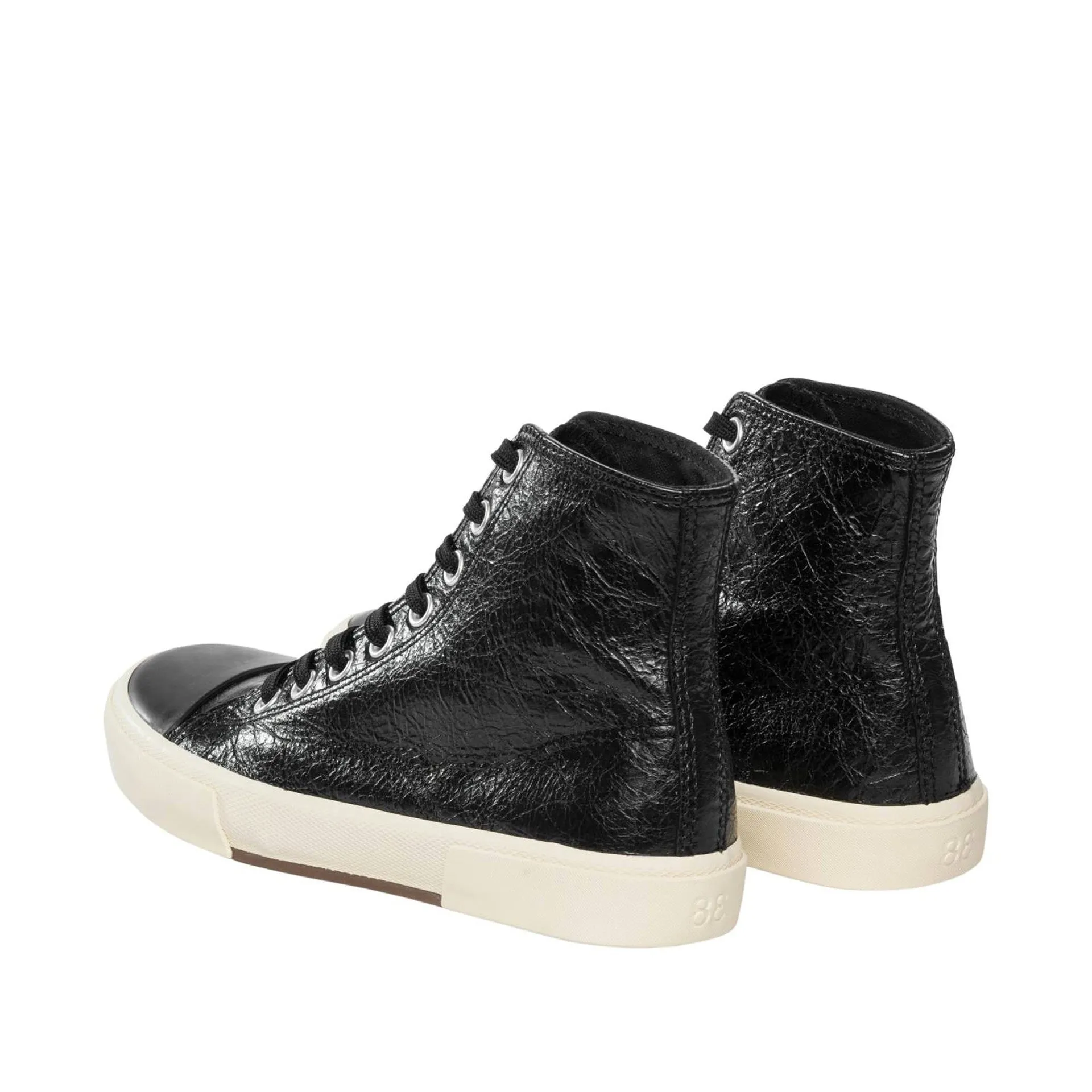 Balenciaga Paris Leather Sneakers-Black-WOMEN sold by Siebentaschen product image thumbnail 3