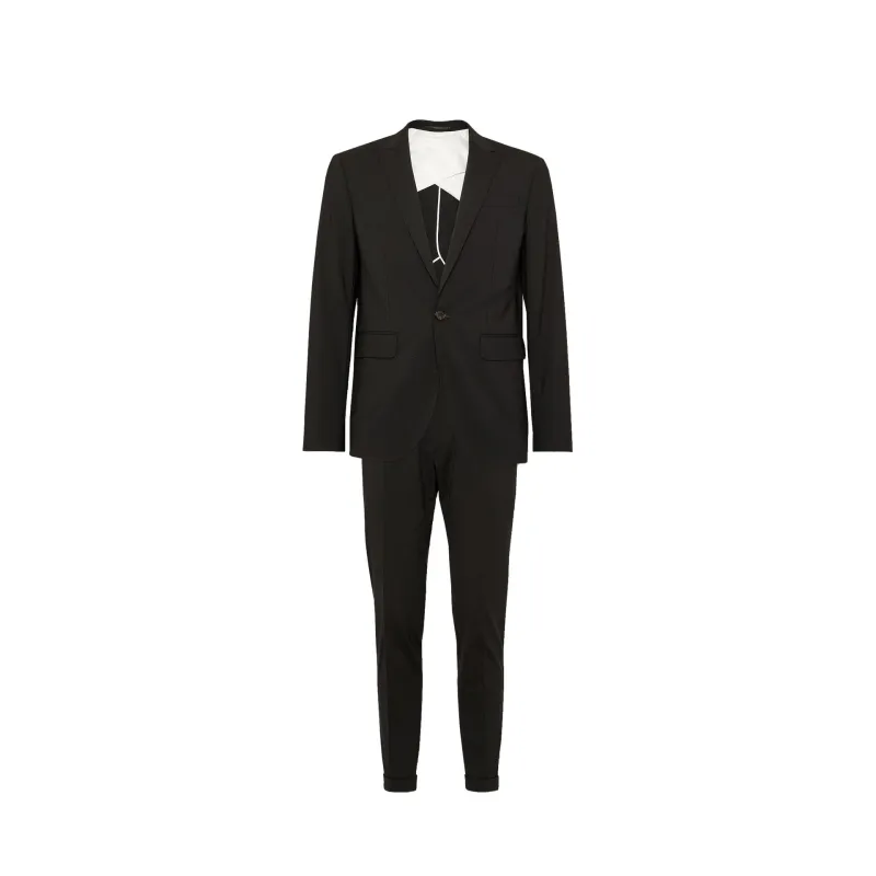 Dsquared2 Tokyo Wool Suit-Black-MEN sold by Siebentaschen