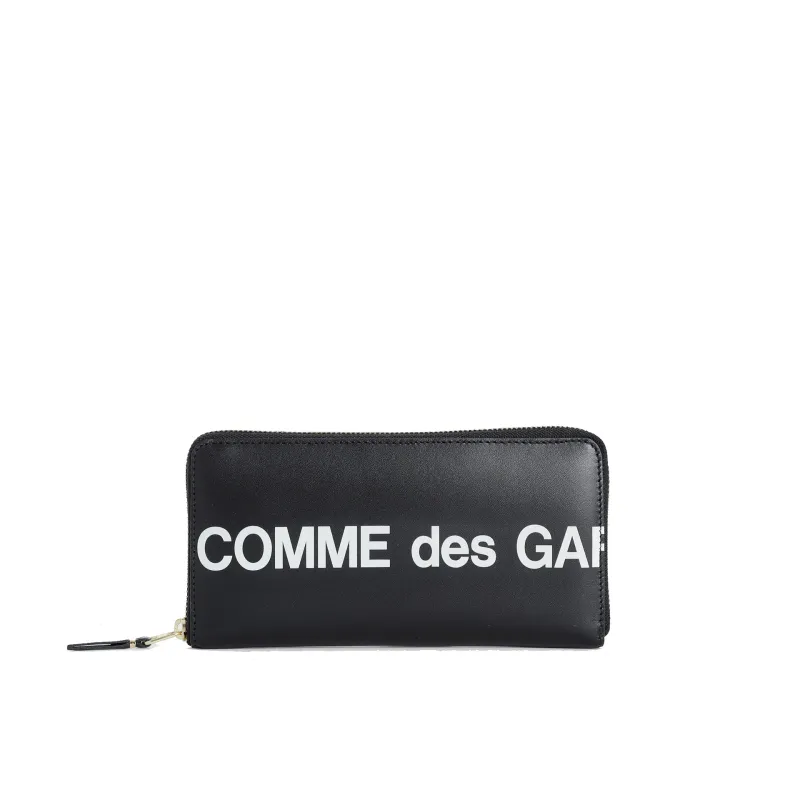 Comme des Garçons Logo Wallet-Black-MEN sold by Siebentaschen
