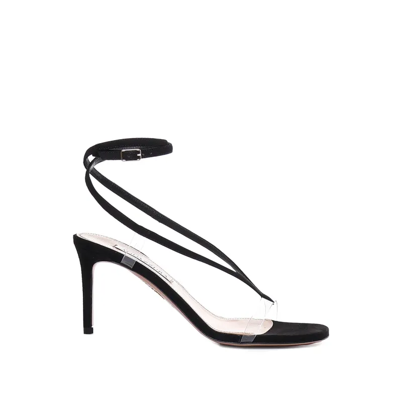 Aquazzura Illusion Slingback Pumps-Black-WOMEN made by Aquazzura