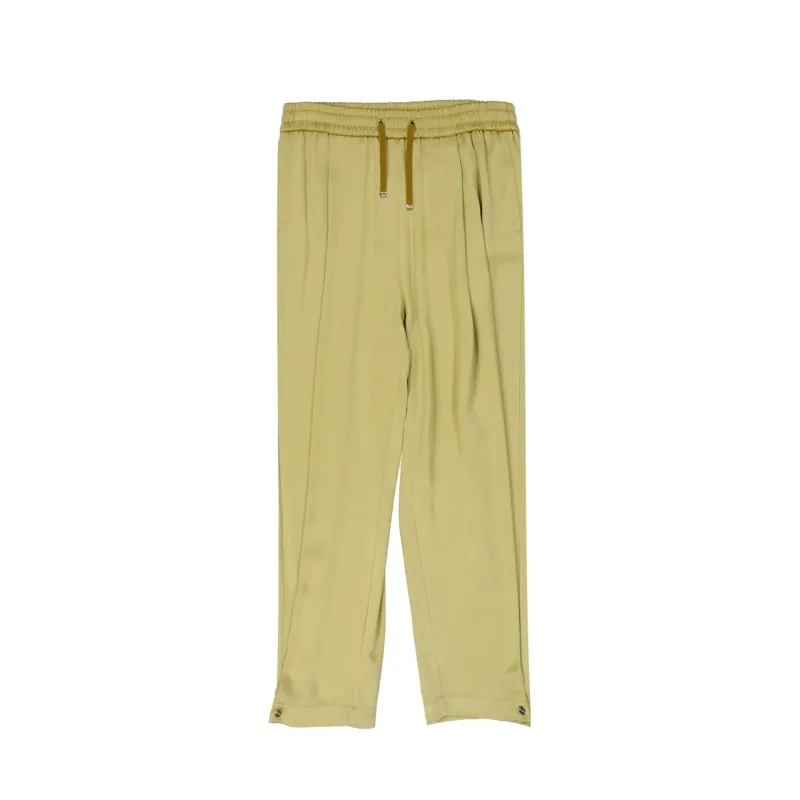 HERNO Satin Wide Pants made by Herno