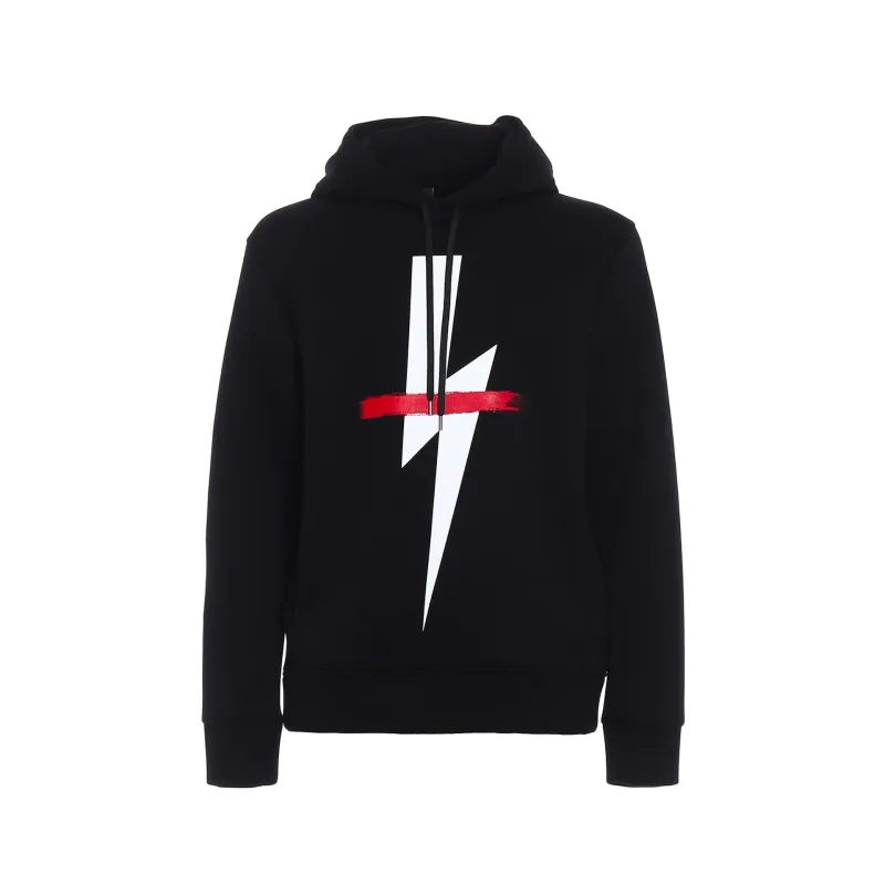 Neil Barrett Logo Hooded Sweatshirt made by Neil Barrett