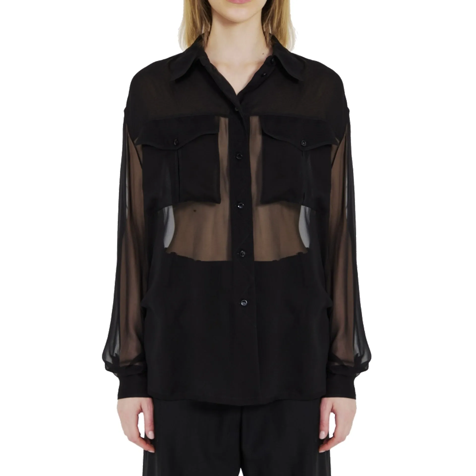 Saint Laurent Silk Crepe Muslin Shirt sold by Siebentaschen product image thumbnail 2
