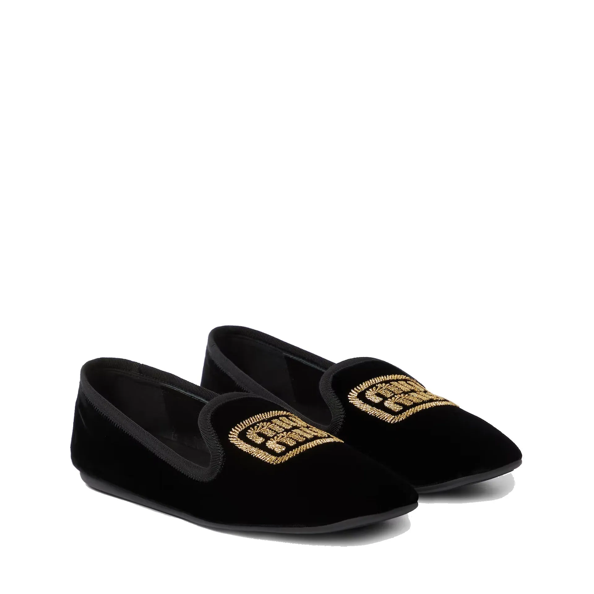 Miu Miu Logo Velvet Flats sold by Siebentaschen product image thumbnail 2