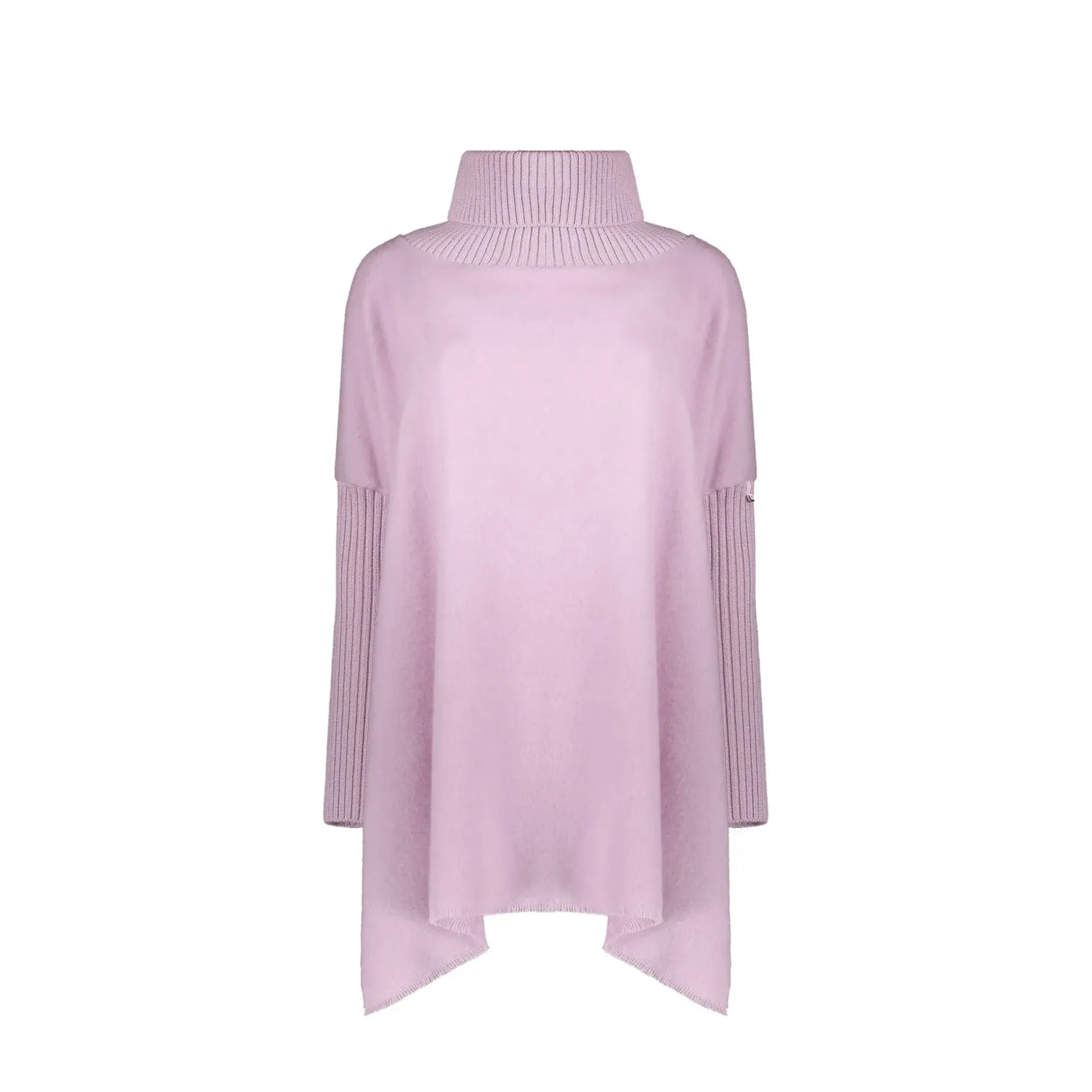 Herno high-collar Asymmetric Poncho sold by Siebentaschen