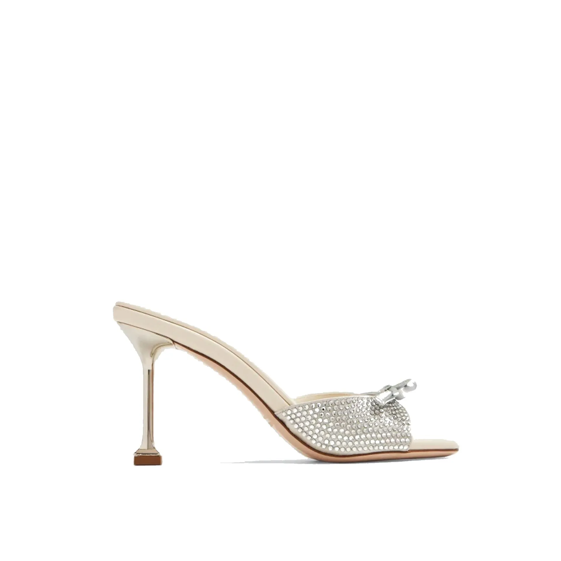 Miu Miu Leather Crystals Mules sold by Siebentaschen