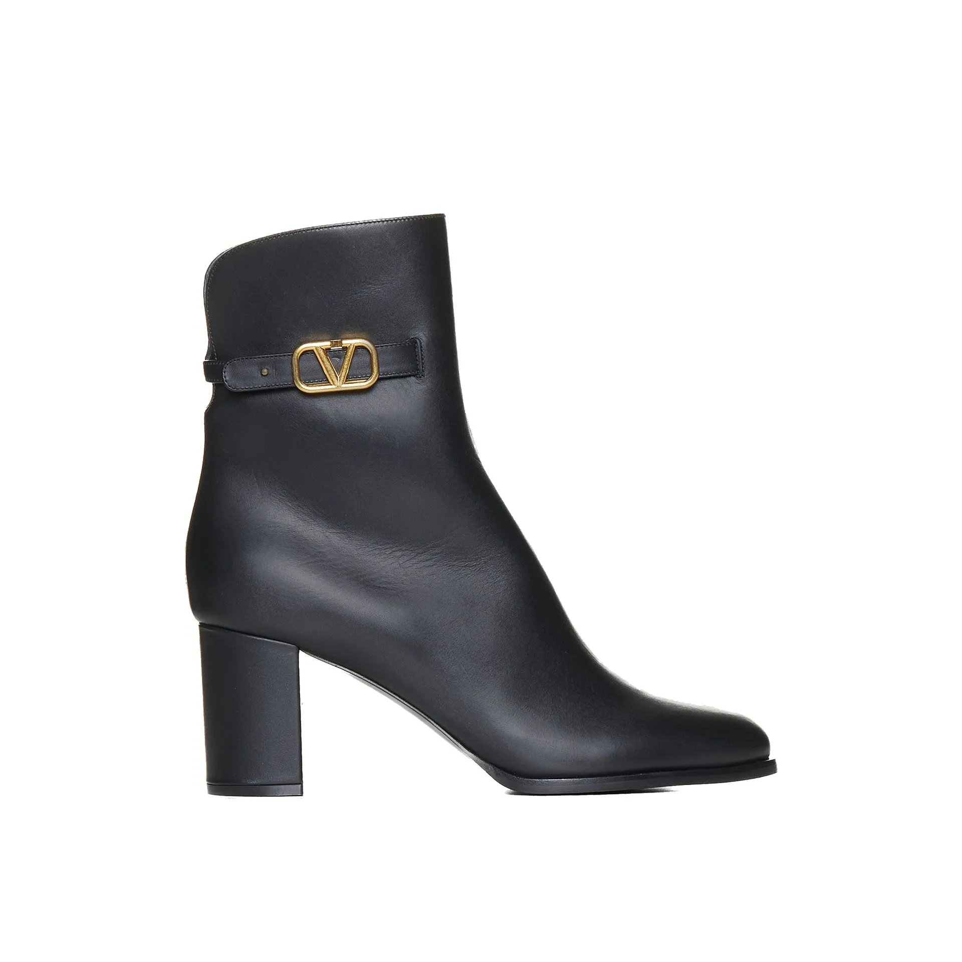 Valentino Garavani VLogo Signature Leather Boots sold by Siebentaschen