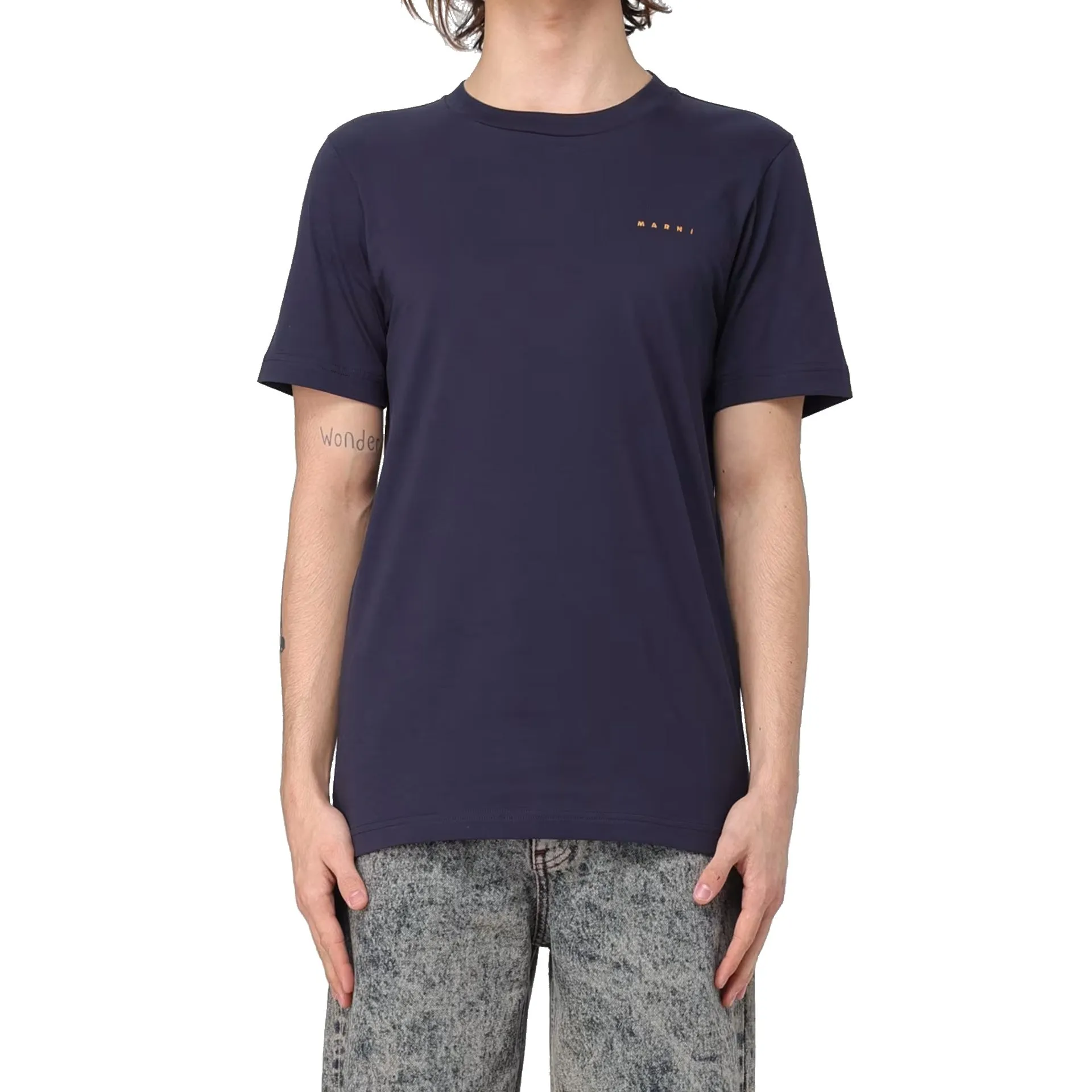 Marni Cotton Logo T-Shirt sold by Siebentaschen product image thumbnail 2