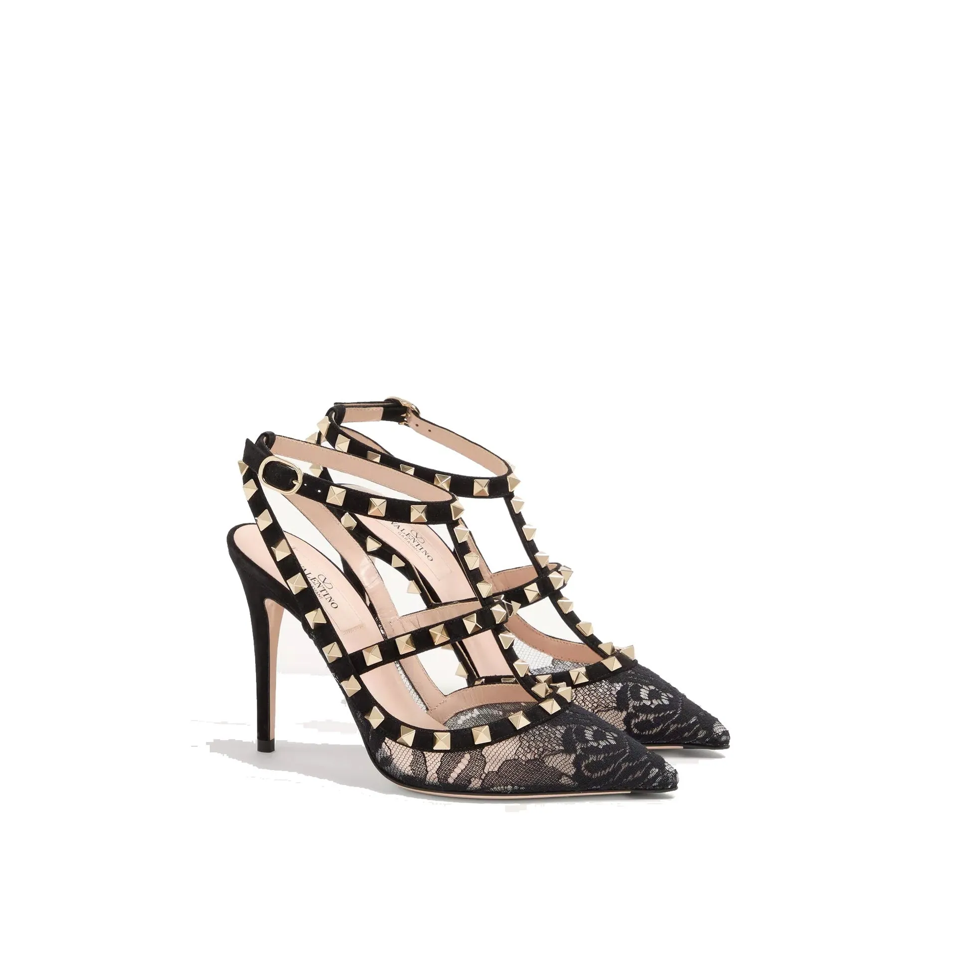 Valentino Garavani Rockstud Suede Pumps sold by Siebentaschen product image thumbnail 2