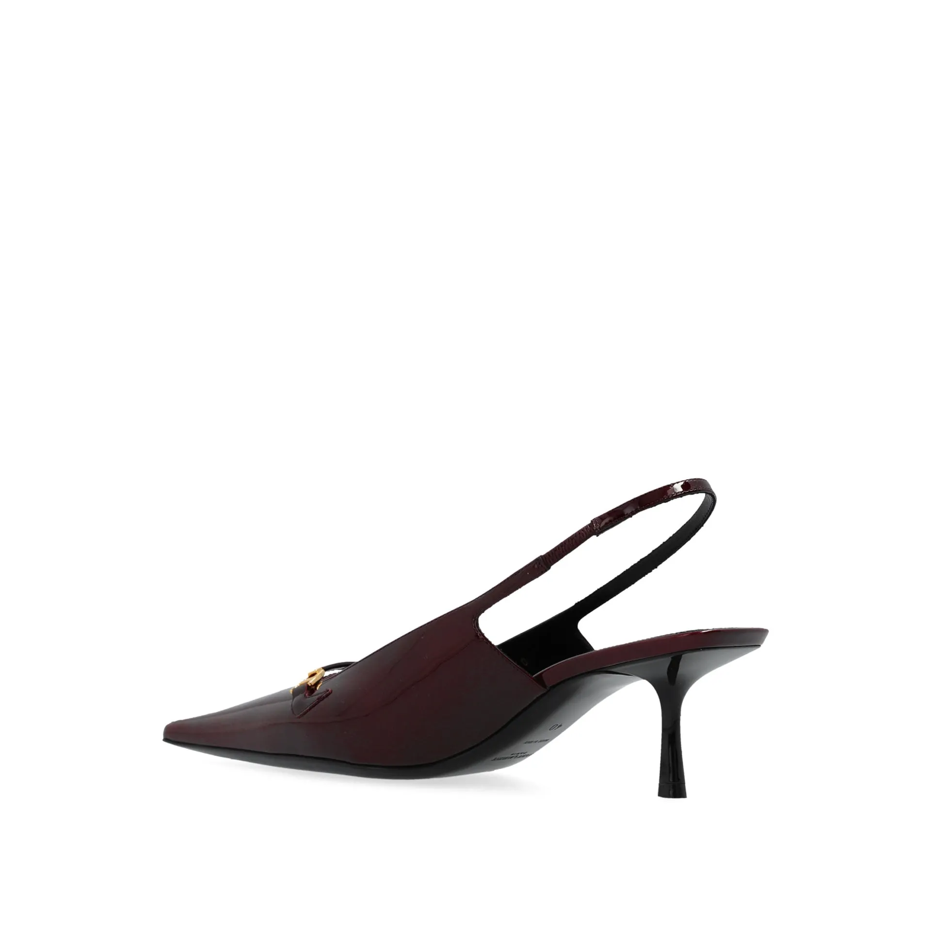 Saint Laurent 'Carine' Leather Slingback Pumps sold by Siebentaschen product image thumbnail 3