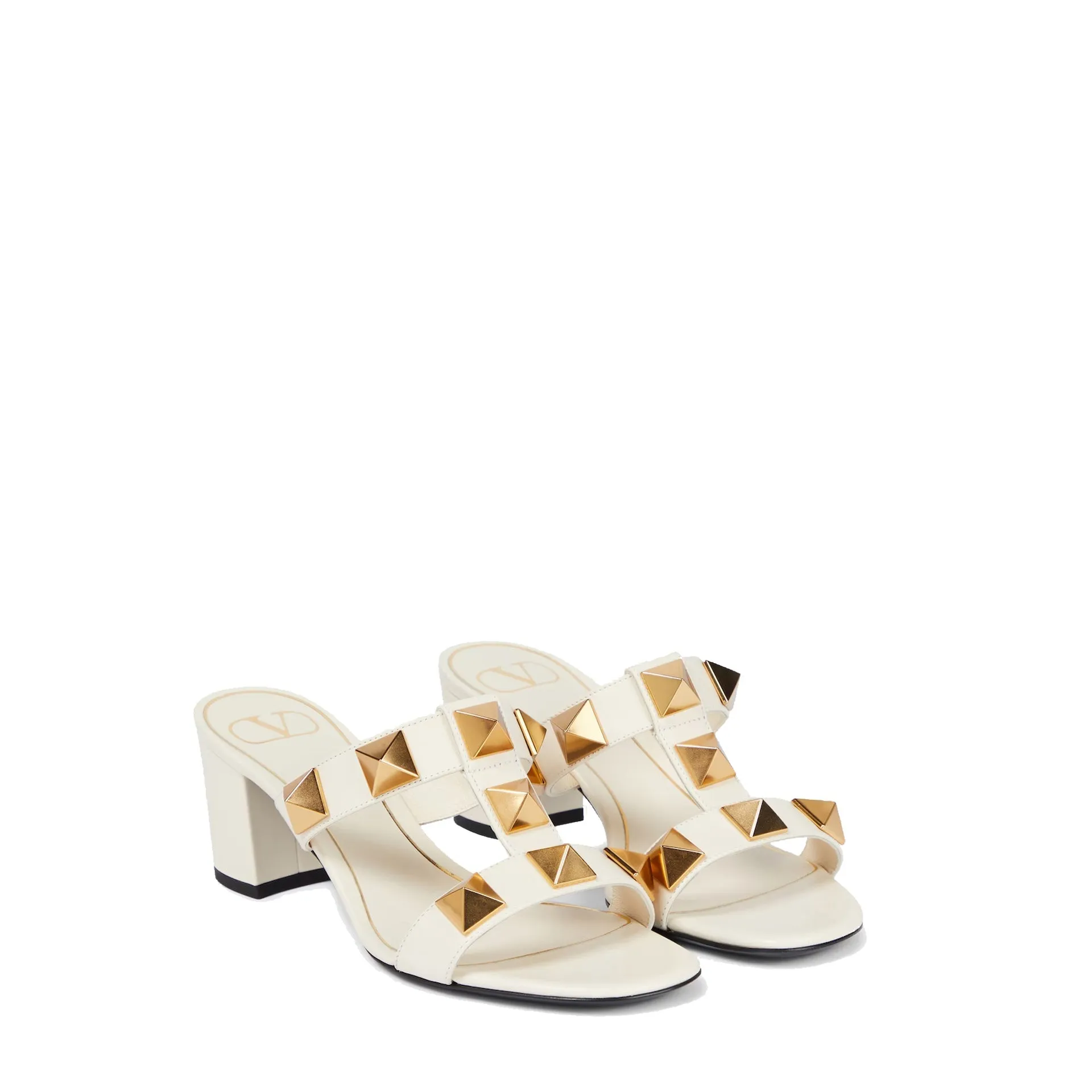 Valentino Garavani Roman Stud Leather Sandals sold by Siebentaschen product image thumbnail 2