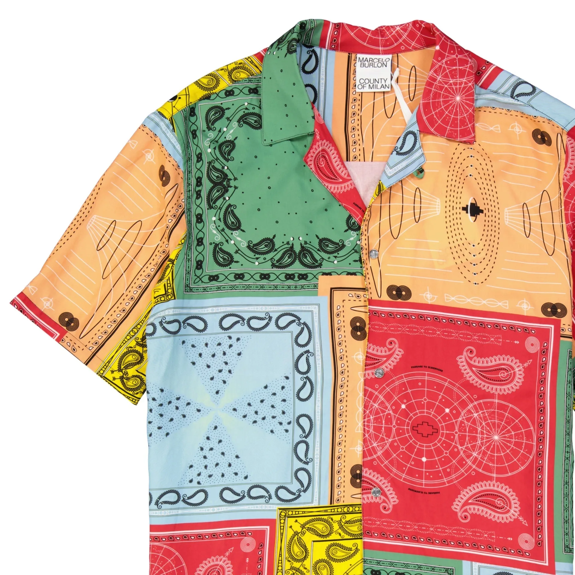 Marcelo Burlon Colour-Block Shirt sold by Siebentaschen product image thumbnail 3