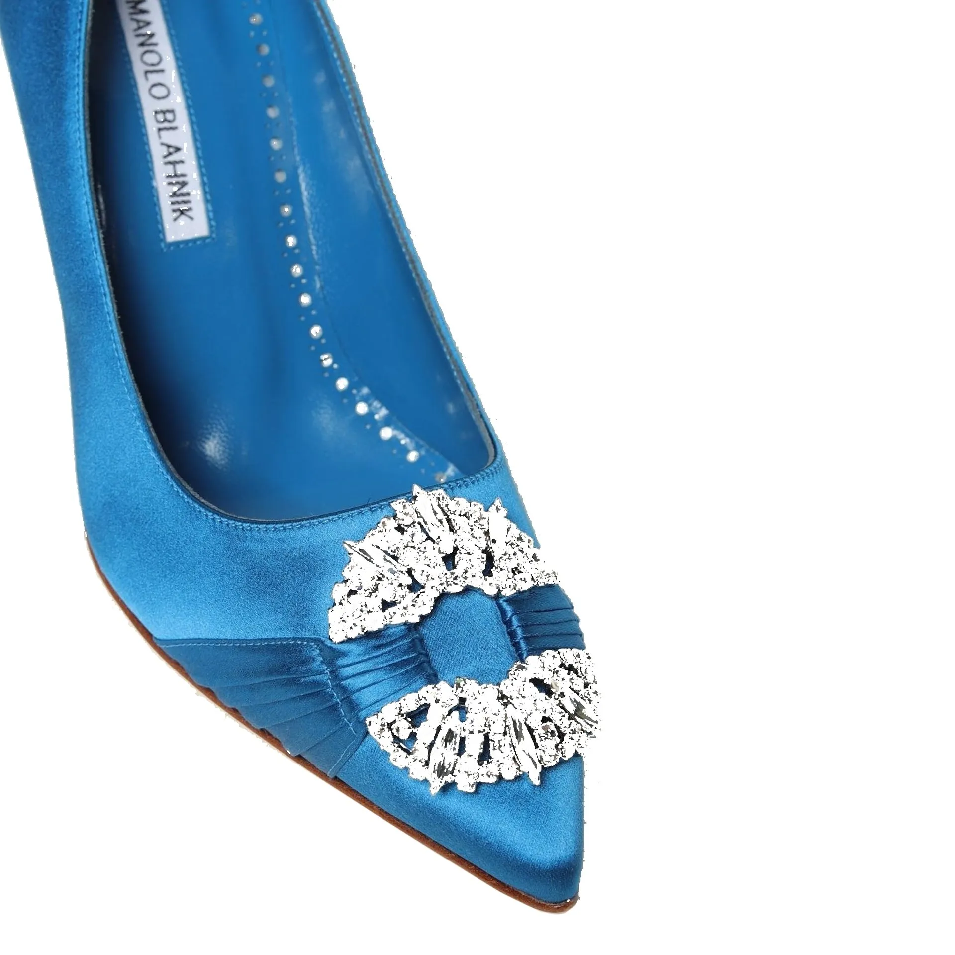 Manolo Blahnik Maida 090 Satin Pumps sold by Siebentaschen product image thumbnail 4