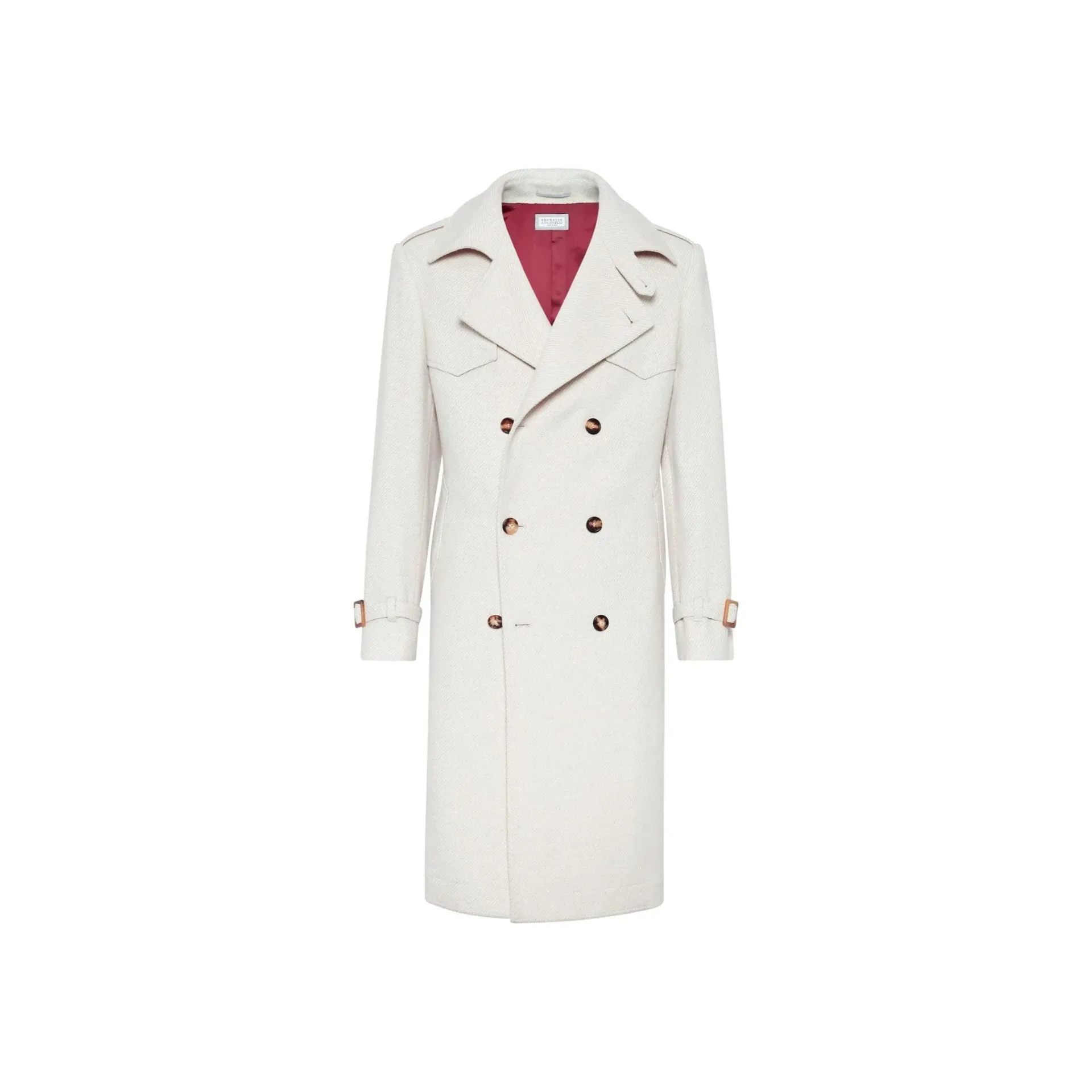 Brunello Cucinelli Wool Trench Coat sold by Siebentaschen