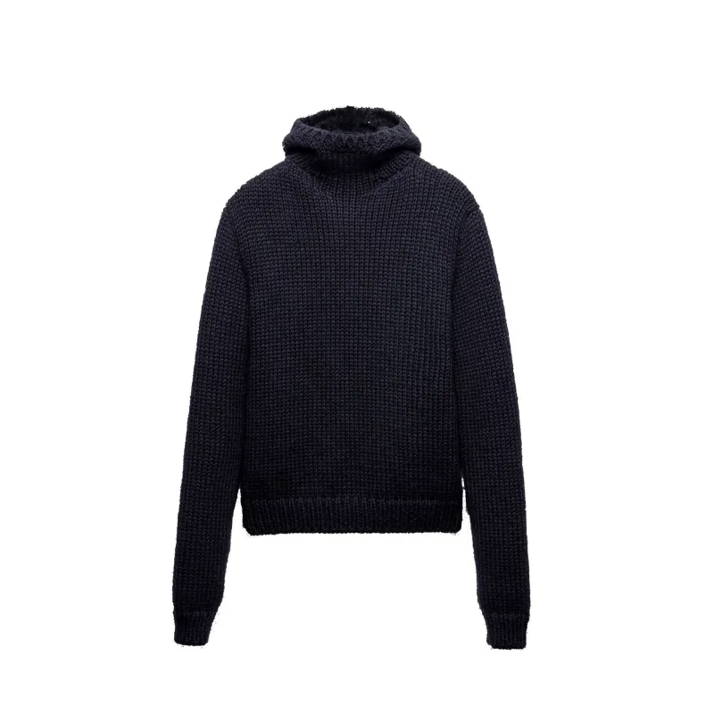 Prada Wool Hooded Sweater made by Prada