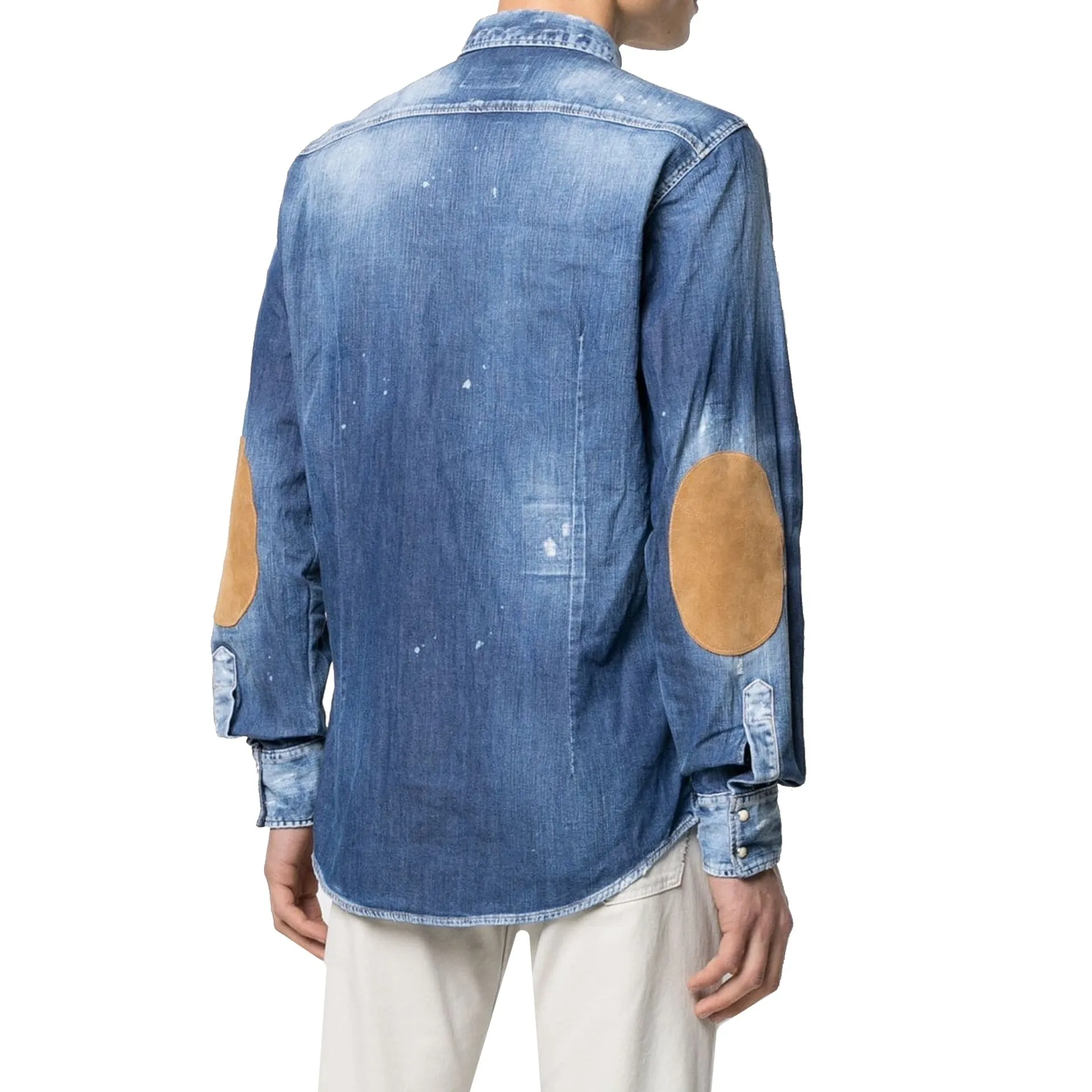 Dsquared2 Distressed Effect Denim Shirt sold by Siebentaschen product image thumbnail 3