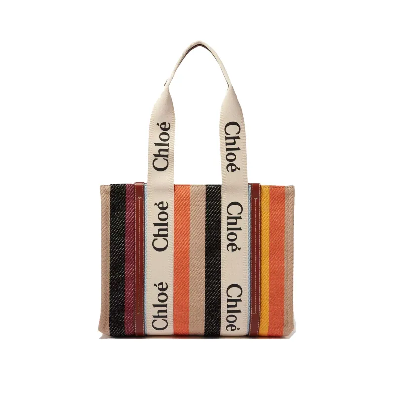 Chloé Woody Medium Tote Bag sold by Siebentaschen