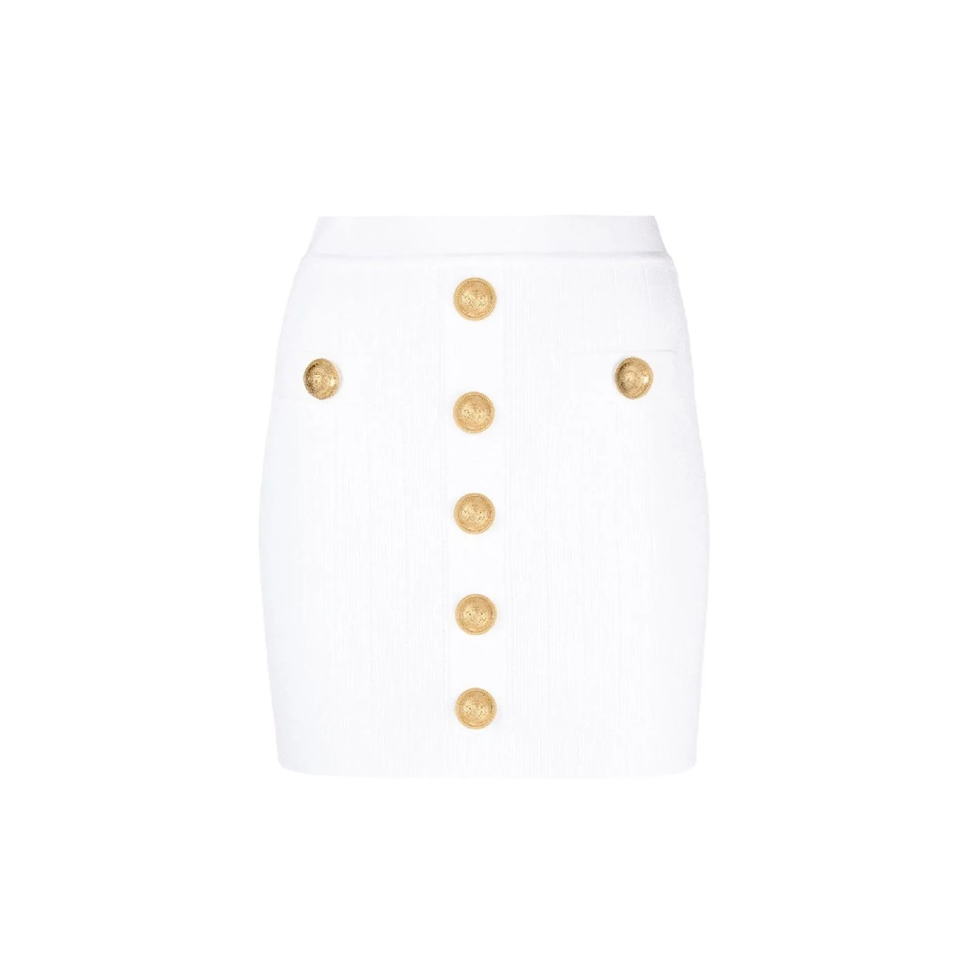 Balmain Stretch Mini Skirt sold by Siebentaschen
