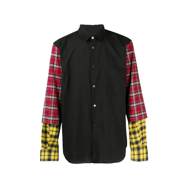 Comme Des Garçons Checked Sleeve Shirt sold by Siebentaschen