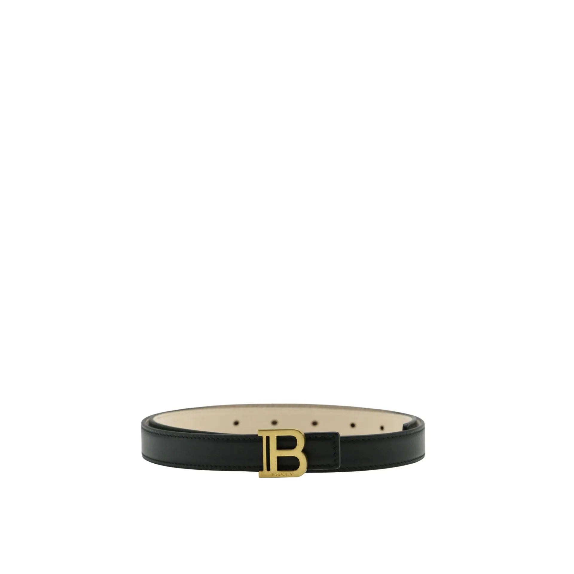BALMAIN Leather Belt sold by Siebentaschen