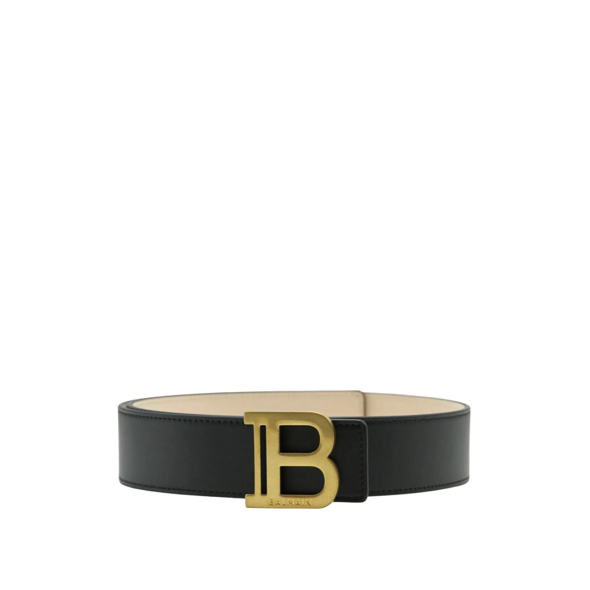 BALMAIN Leather Belt sold by Siebentaschen