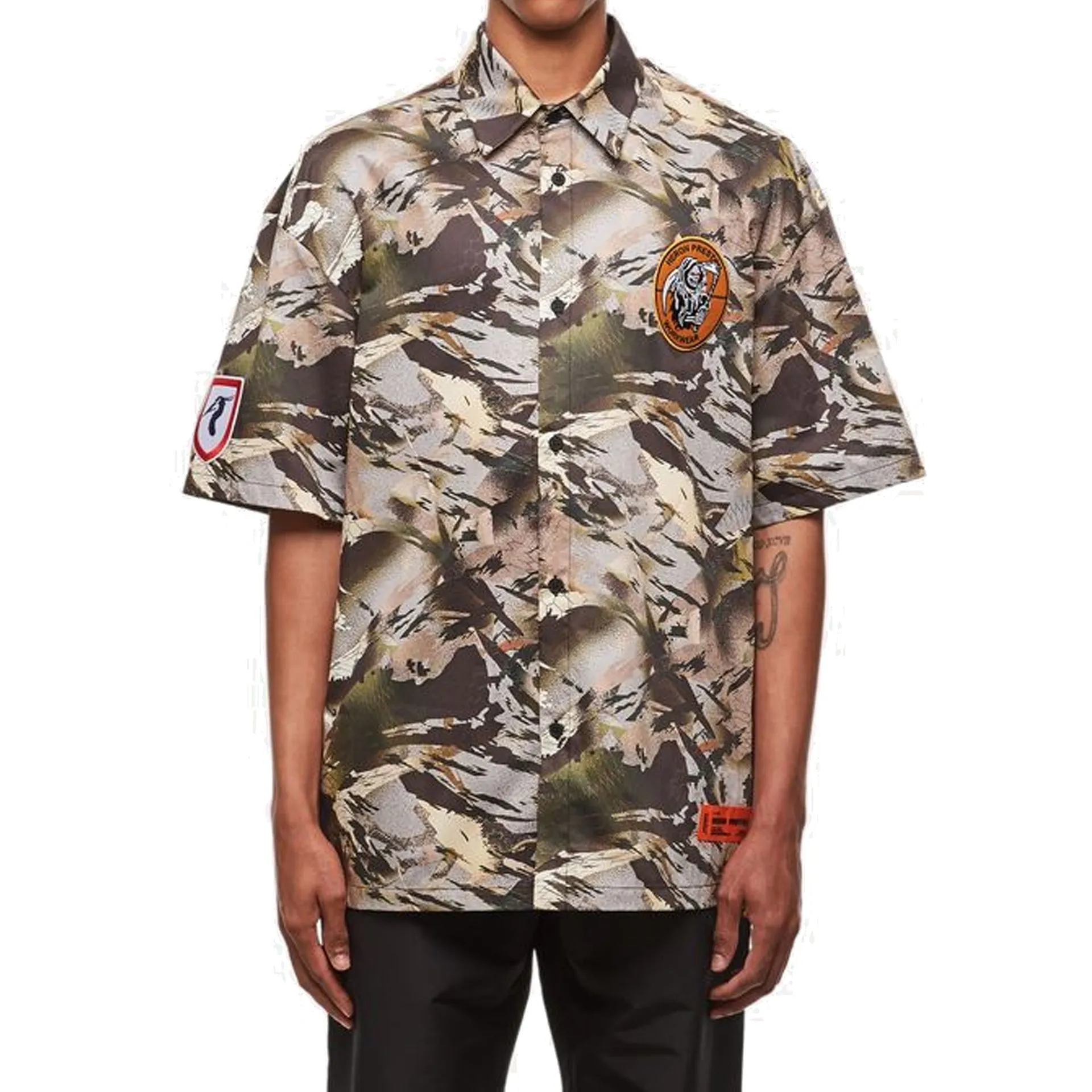 Heron Preston Camouflage Popline Shirt sold by Siebentaschen product image thumbnail 2
