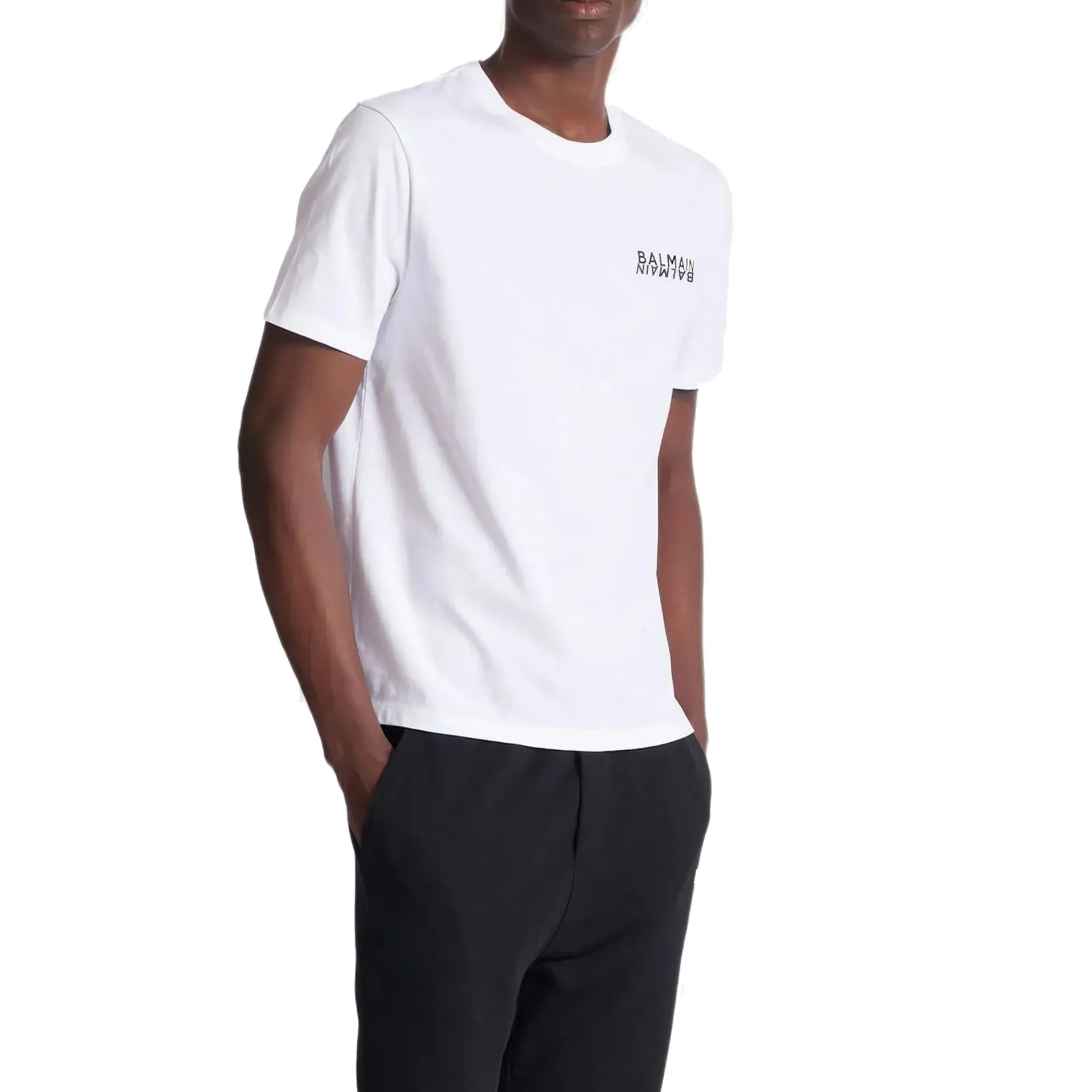 Balmain logo-print T-shirt sold by Siebentaschen product image thumbnail 2