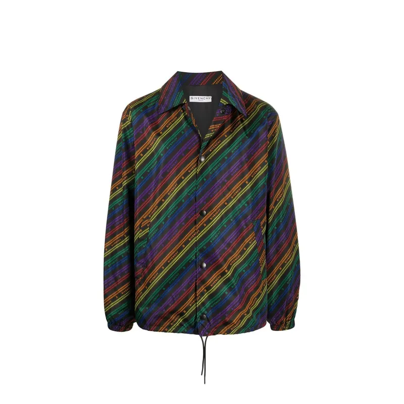 Givenchy Rainbow Chain Nylon Jacket made by Givenchy